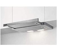 Zanussi ZHP60350SA hotte 360 m³/h Monté au mur Argent C - Hottes (360 m³/h, Conduit/Recirculation, D, E, D, 68 dB)