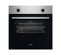 Zanussi ZOHNB0X2 Four multifonction, 5 fonctions, horloge programmeur électronique, nettoyage facile, commandes fixes, affichage LED, anti-traces de doigts, Inox 65 litres