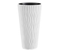 ZANVIC Pot Mod. Sandy Slim 300. Mesure 29,5 x 51 cm, Blanc, 30 cm