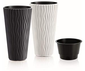 ZANVIC Pot Mod. Sandy Slim 350. Mesure 35 x 61 cm, antrcita, 35 cm