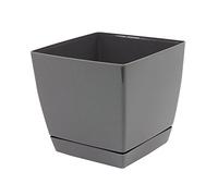 Zanvic Prosper Plast Dukp180-426U Pot de Fleurs Coubi Gris foncé 18 x 18 x 16,5 cm
