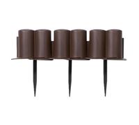Prosperplast Palissade de jardin IPAL6 Marron 3,02 m x 10 cm