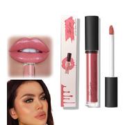 ZANWANXIN 12 Color Cream Lip Gloss, Waterproof Lipstick Creamy Lip Gloss, Long-Lasting Moisturizing Velvet Lip Lipstick, Non-Stick to Cup Non-Fading, Natural Lipstick (4#, One Size)