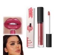 ZANWANXIN 12 Color Cream Lip Gloss, Waterproof Lipstick Creamy Lip Gloss, Long-Lasting Moisturizing Velvet Lip Lipstick, Non-Stick to Cup Non-Fading, Natural Lipstick (6#, One Size)