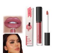 ZANWANXIN 12 Color Cream Lip Gloss, Waterproof Lipstick Creamy Lip Gloss, Long-Lasting Moisturizing Velvet Lip Lipstick, Non-Stick to Cup Non-Fading, Natural Lipstick (5#, One Size)