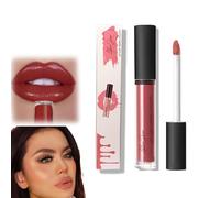 ZANWANXIN 12 Color Cream Lip Gloss, Waterproof Lipstick Creamy Lip Gloss, Long-Lasting Moisturizing Velvet Lip Lipstick, Non-Stick to Cup Non-Fading, Natural Lipstick (9#, One Size)