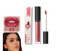 ZANWANXIN 12 Color Cream Lip Gloss, Waterproof Lipstick Creamy Lip Gloss, Long-Lasting Moisturizing Velvet Lip Lipstick, Non-Stick to Cup Non-Fading, Natural Lipstick (1#, One Size)