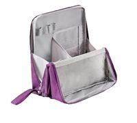 ZANWANXIN Doresty Makeup Bags, Standing Makeup Bags - Portable, Large Capacity, Large Capacity Oxford Cloth Standing Makeup Bag (Purple)
