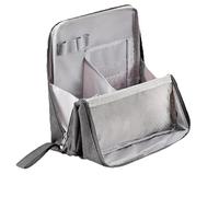 ZANWANXIN Doresty Makeup Bags, Standing Makeup Bags - Portable, Large Capacity, Large Capacity Oxford Cloth Standing Makeup Bag (Gray)