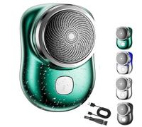 ZANWNAXIN Lureza Shaver,Mini Shave Portable Electric Shavers,Lureza Mini Shaver,Upgraded Pocket Size Portable Electric Shavers for Men (Green, Second generation - with digital displayy)