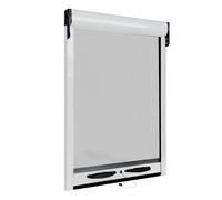 Zanzariera a rullo per finestra scorrevole verticale 100x170cm bianco