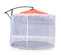 Zanzariera Parapluie d'extérieur portable - pour parasol de jardin, 300 x 230 cm, housse en filet anti-ct, pour tonnelle, terrasse et événements en plein air, noir