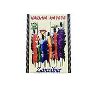 Zanzibar Aimant de réfrigérateur 3D Tanzanie Cadeau souvenir Fait à la main Décoration de maison et de cuisine