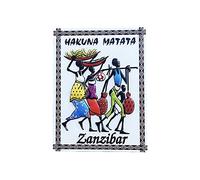 Zanzibar Aimant de réfrigérateur 3D Tanzanie Cadeau souvenir Fait à la main Décoration de maison et de cuisine
