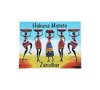 Zanzibar Aimant de réfrigérateur 3D Tanzanie Cadeau souvenir Fait à la main Décoration de maison et de cuisine