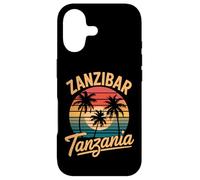 Zanzibar, Tanzanie, Palmier Vintage et Plaisir Africain Coque pour iPhone 17
