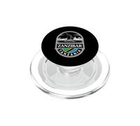 Zanzibar Tanzanie Panneau Emblème Souvenir Voyage PopSockets PopGrip pour MagSafe