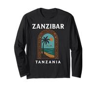 Zanzibar Tanzanie Retro Stone Town Island Travel African Art Manche Longue