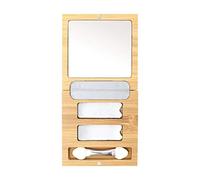 Zao Boîtier rechargeable Bambou Duo + applicateur mousse duo