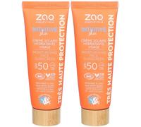 ZAO Crème solaire hydratante (Visage) SPF 50 2x50 ml