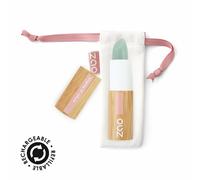 Zao Essence Of Nature - Gommage Lèvres Stick 482 Zao Certifié Bio, Formule 100% Naturelle, Vegan Et Rechargeable 4 G