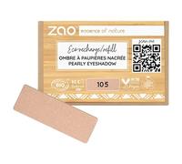 Zao Recharge Ombre à paupières rectangle Nacrée 105 Sable doré – 1,3 gr