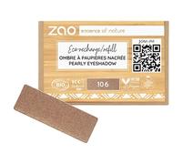 ZAO essence of nature Recharge ombre à paupières rectangle nacrée 106 Bronze – 1,3 gr