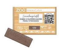 Zao Recharge ombre à paupières nacrée 130 Marron intense – 1,3 g