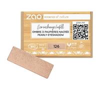 Zao Recharge ombre à paupières rectangle nacrée 126 Pétale doré 1,3 g