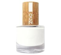 Zao French Manucure 641 Blanc French Manucure Vernis à Ongles avec Couvercle Bambou (Cosmétique Naturel)