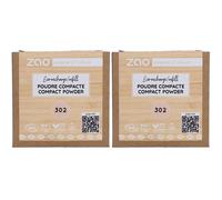 ZAO Recharge Poudre compacte 302 Beige rosé 2x9 g
