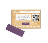 Zao Yeux Eyeshadow-PrimerRefill Rectangular Eyeshadow Matt 221 Matt Plum 1,3 g