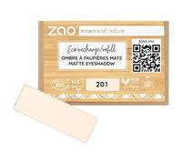 Zao Yeux Eyeshadow-PrimerRecharge d'ombres à paupières mates 201 Matt Ivory 1,3 g