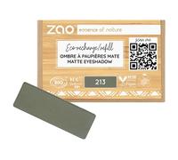 Zao Yeux Eyeshadow-PrimerRecharge d'ombres à paupières mates N° 213 Matt Army Green 1,3 g