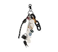 zaoalife Mini chaîne à pendentif en perles de serrure exquise, cordon de téléphone, dragonne de poignet, accessoires de sac pour femme