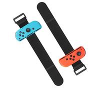 ZAONOOL Just Dance 2024/2023/2022/2021/2020 Switch et Zumba Burn It Up Sangle élastique réglable Compatible avec Nintendo Switch et Switch OLED Joy Cons Controller (Rouge et Bleu)