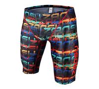 Zaosu Z-Concept Short de natation de compétition pour homme et garçon Forme jammer Longueur genou, multicolore, 6