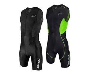 ZAOSU Z-révolution Trisuit Homme - Une seule pièce pour la Triathlon Sport - Noir, L
