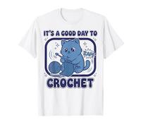 Zap Cat It's A Good Day to Crochet Funny T-Shirt