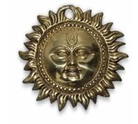 Zap Impex Cadeau Religieux - Tapisserie Murale - Décoration Murale - Laiton - Indian - Décoration de Maison - 5,5 Pouces