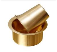 Zap Impex Dabara - Tasse à café - En laiton - Pour servir du café filtre, du thé - Doré - 120 ml