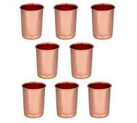 Zap Impex Lot de 8 verres en cuivre pur
