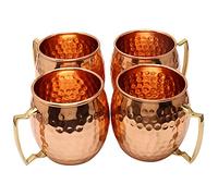 ZAP Impex® Pure Cuivre martelé Moscow Mule Mug avec poignée de laiton massif Lot de 113,4 - 453,6 gram