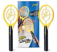 Zap It! Electric Fly Swatter - Rechargeable Fly Zapper, Electric Fly Killer Racket, Mosquito and Wasp Killer Bug Zapper - 3,500 Volt, Lightweight Handy Fly Zapper (Medium, 2-Pack)