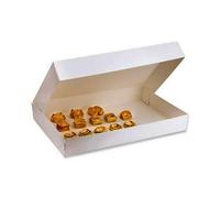 zapalorzo 25 boites Traiteur Blanche 42 x 29 x h 6 cm