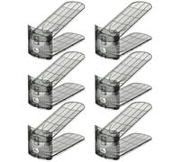 Zapatero - Juego de 6 Organizadores de Calzado, Resistente, Antideslizante y Regulable, Diseño Compacto y Apilable | Perfecto Para Hogar, Oficina, Apartamento o Vestidor