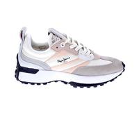 Zapatillas Femme Pepe Jeans Lucky Top - Beige et Rose - Lacets - Confortable et Moderne 39