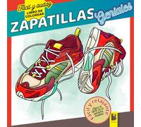 Zapatillas Geniales, Libro de colorear fácil y audaz: ¡Sigue el ritmo de tu aventura creativa!