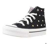 Zapatillas Niña Modèle Chaussure Converse Modèle Chuck Taylor All Star Lift Embroidered Polka Dots Platform - Coleur Noir 27