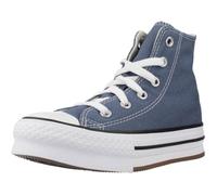 Baskets montantes enfant filles Converse CHUCK TAYLOR ALL STAR EVA LIFT PLATFORM Bleu 29